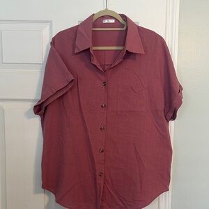 Women's Casual Pink Shirt